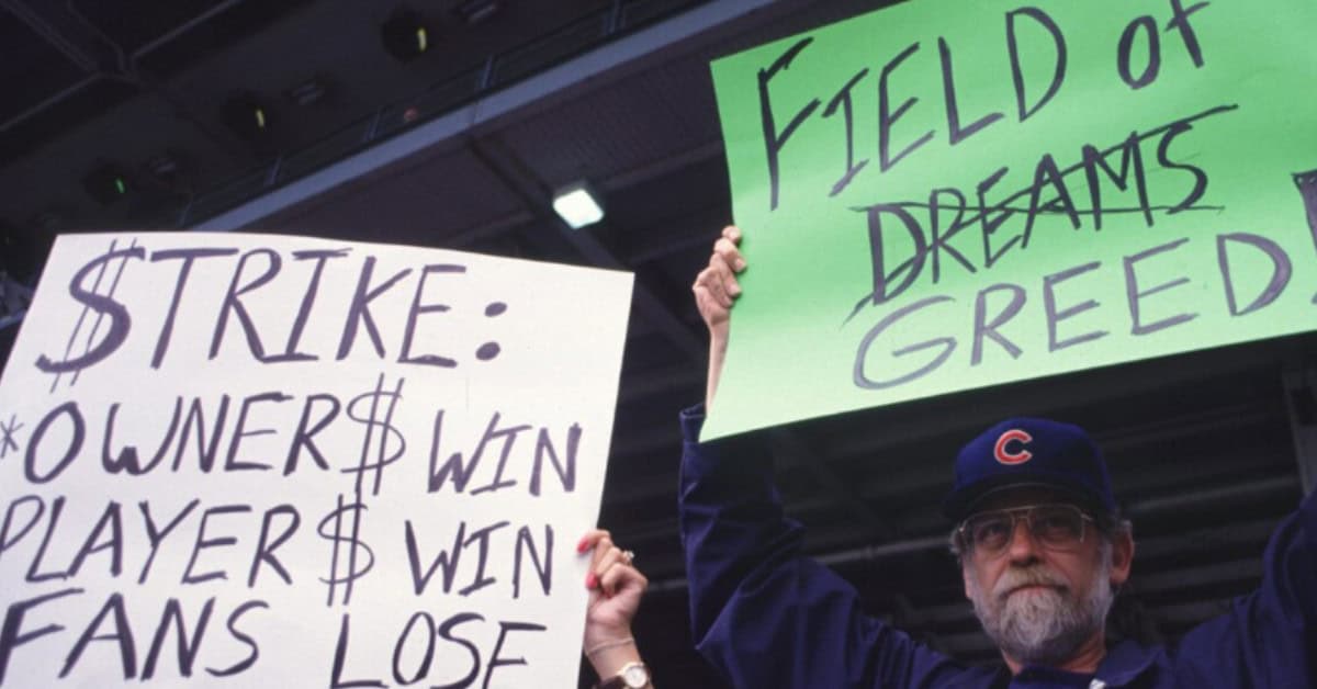 10 Moments MLB Has Been Trying to Bury Ever Since 11 1994 95 MLB Strike