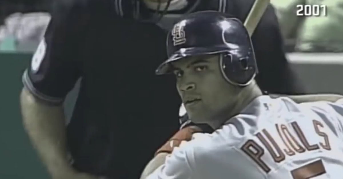 What made Pujols 'The Machine'? These 12 moments 2 2001 Pujols Hitting As Rookie