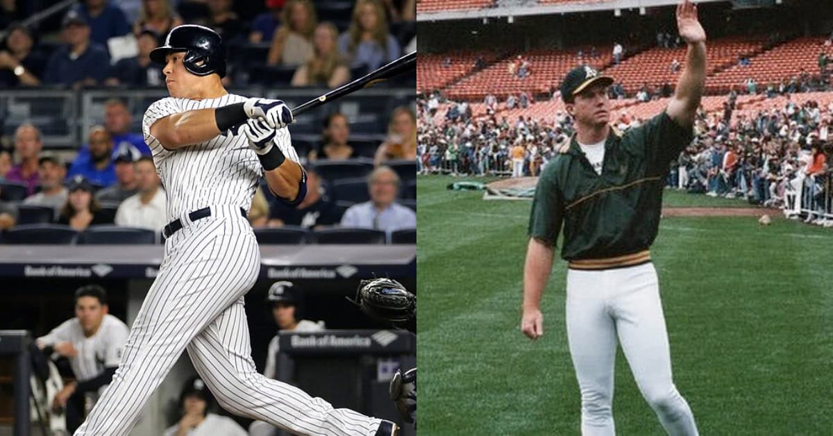 Where Today's Power Hitters Borrowed Their Swing 3 Aaron Judge and Mark McGwire