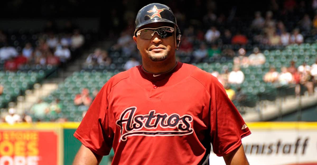 Carlos Lee, a notable Astros star, featured in "20 Astros Stars Who Never Made the Hall."