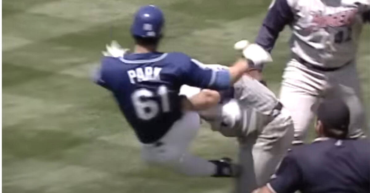 15 Times Players Crossed Baseball's Invisible Line 11 Chan Ho Park