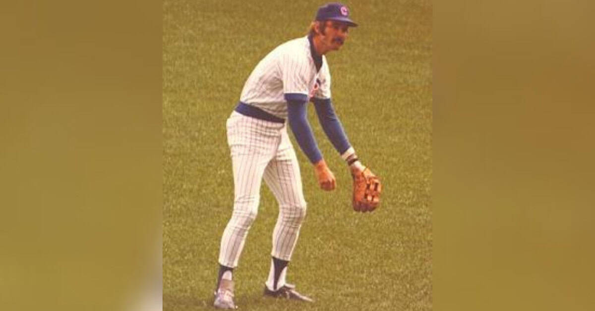 Dave Kingman swinging a bat, embodying the 'Bad Boys of Baseball' persona.