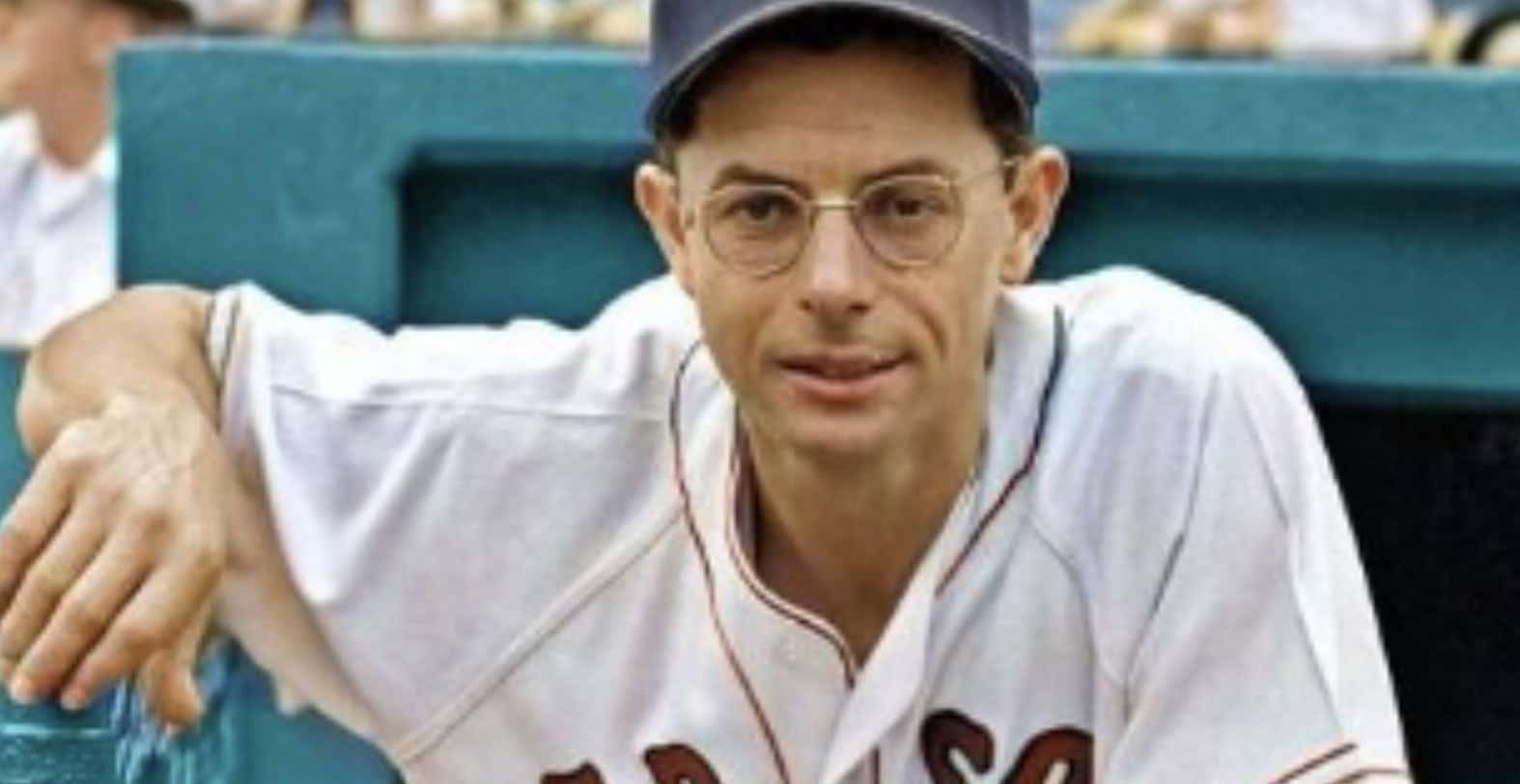 Dom DiMaggio, known as "The Little Professor," showcasing his skills during the 1940s.