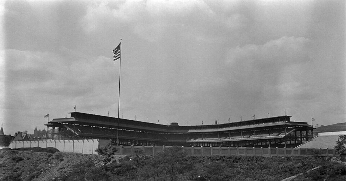 Dead Ball Tricks: The Weird Skills That Only Worked in Yesterday's Ballparks 7 An image of Forbes Field showcasing its iconic ivy-covered walls, a precursor to Wrigley Field.