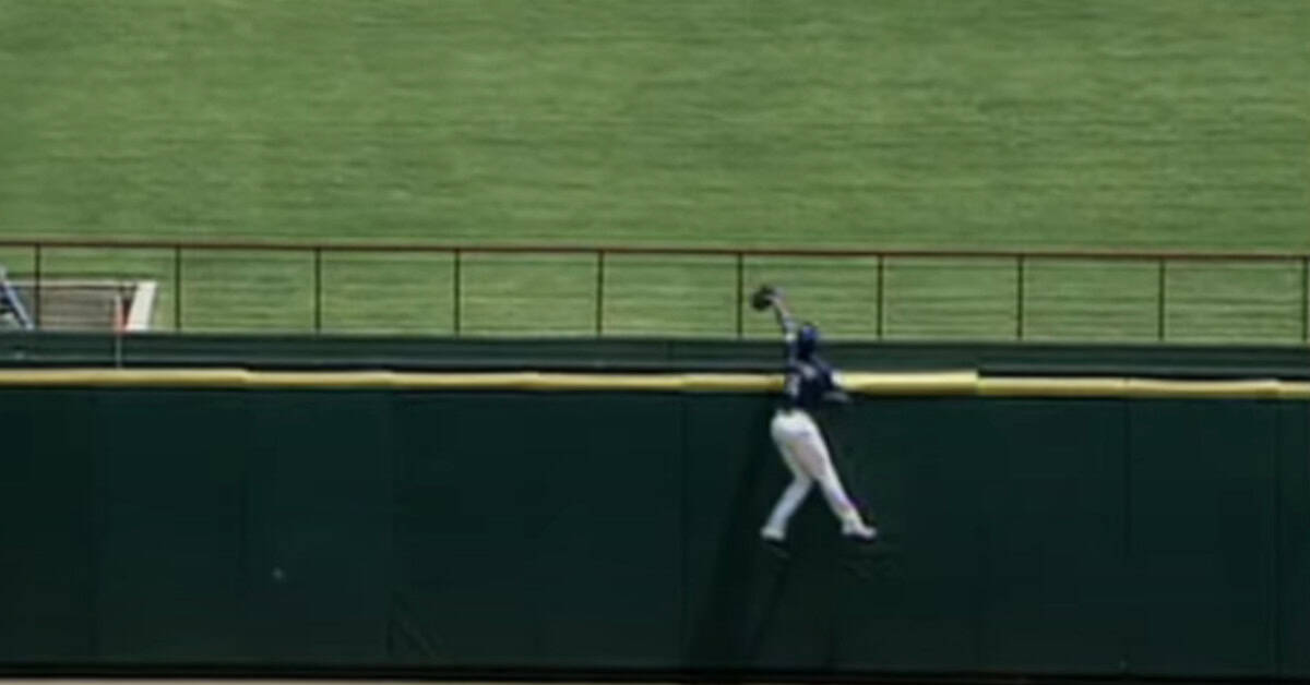 Where Defense Became Art: Baseball's Most Jaw-Dropping Glove Moments 12 Gary Matthews Jr. performs a stunning leap to make a spectacular catch in 2006.