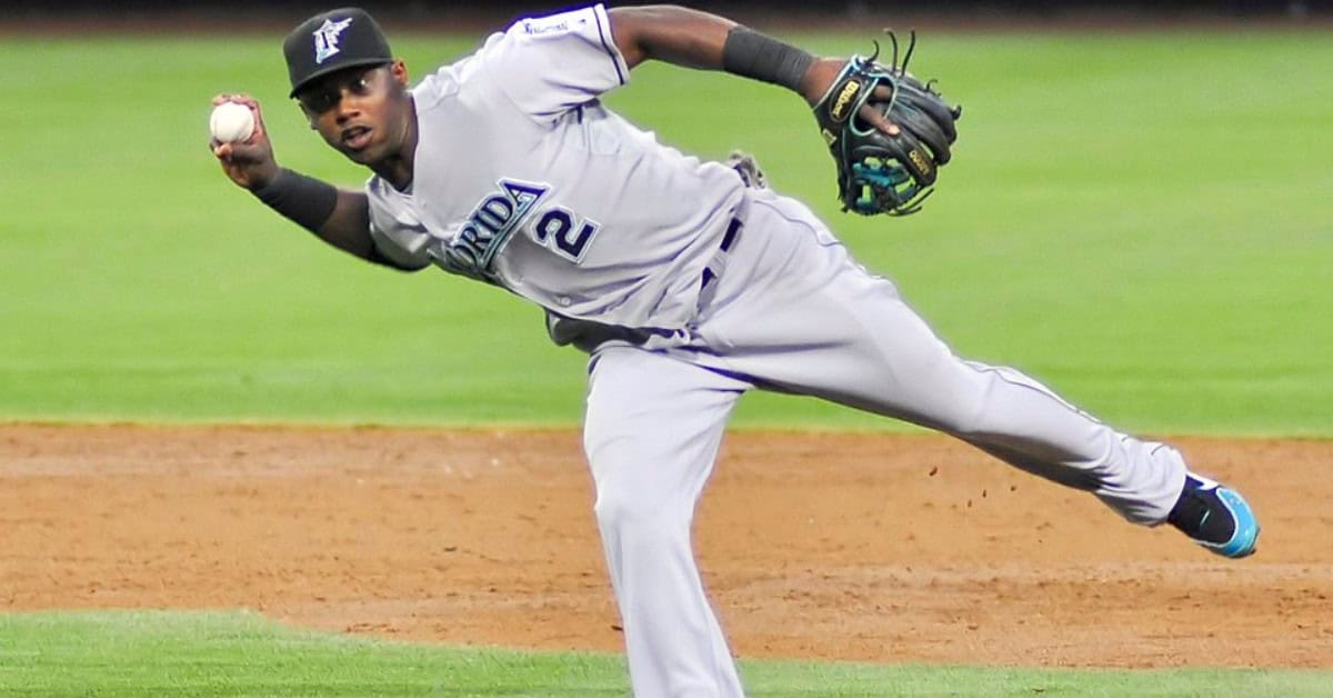 Hanley Ramirez showcasing his skills as the Marlins' dynamic shortstop.