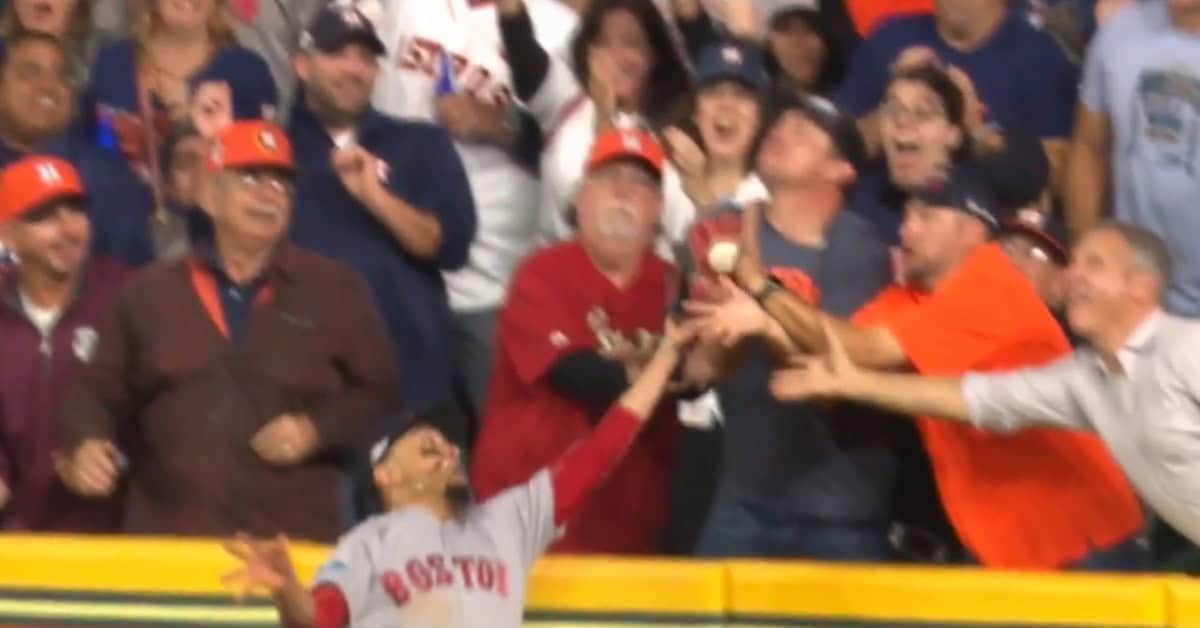 When Fans Reach Over the Wall: MLB's Wildest Interference Moments 4 Houston Betts Interference 2018