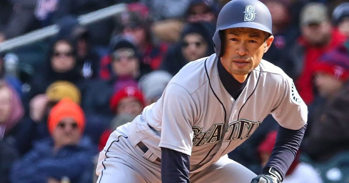 Ichiro Suzuki in action, showcasing his record-setting 4,367 professional hits.