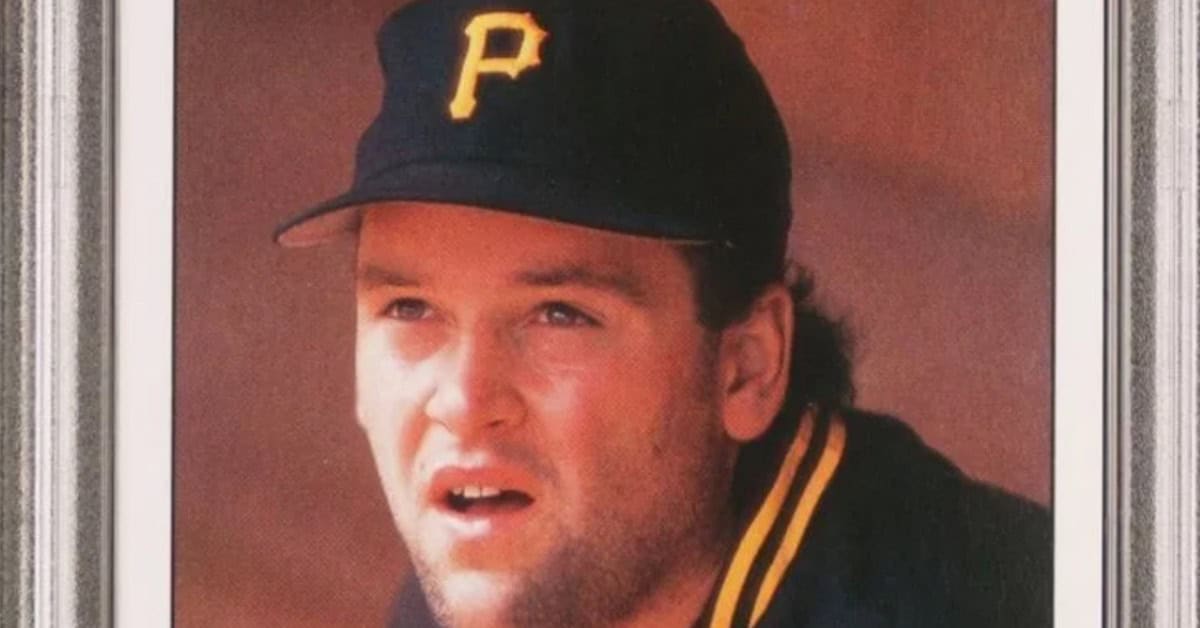 Image of the 1990 Upper Deck Jim Gott error card, highlighting the mix-up with Rick Reed.
