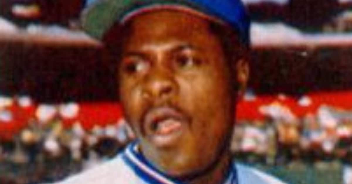 John Mayberry in action, showcasing his talent as a KC Royals star.