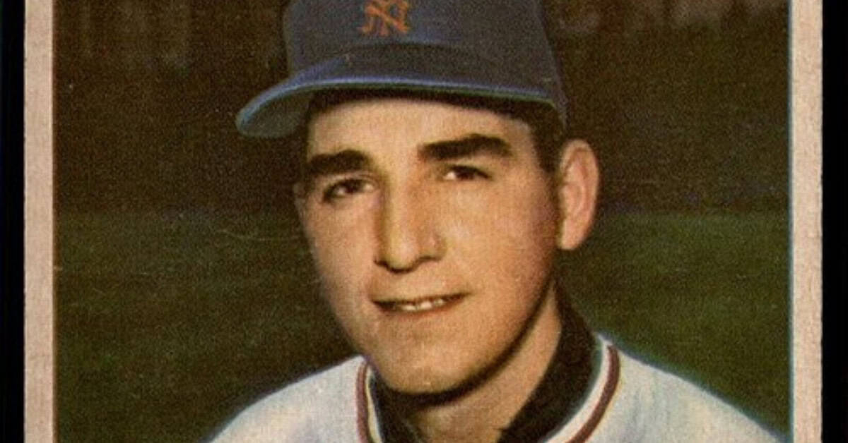 Johnny Antonelli pitching, a key player in the Giants' history and their SF Series win.