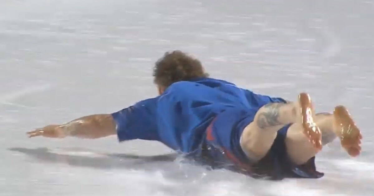 Rain Delays Gone Wild: Mud, Mascots, and Pure Chaos 9 Josh Hamilton Tarp Slide
