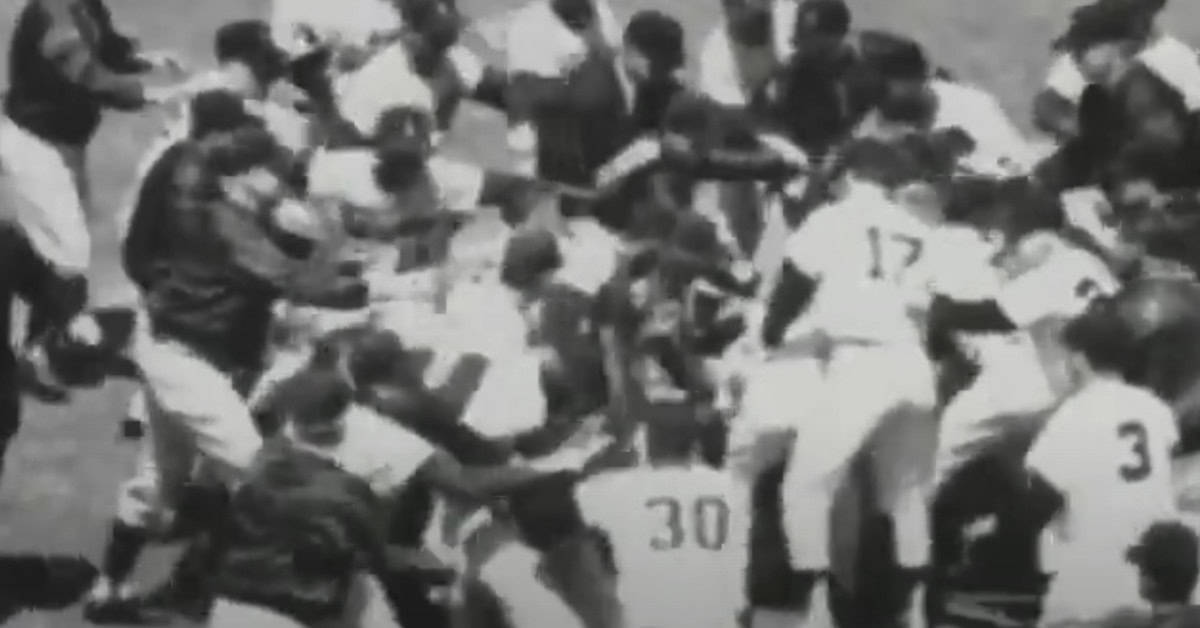 15 Times Players Crossed Baseball's Invisible Line 5 Juan Marichal and Johnny Roseboro
