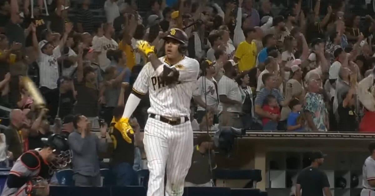 Where Dodgers-Padres Stopped Being Just Geography 11 Manny Machado executes an iconic bat flip, showcasing his defiance and pride as a Padre in 2022.