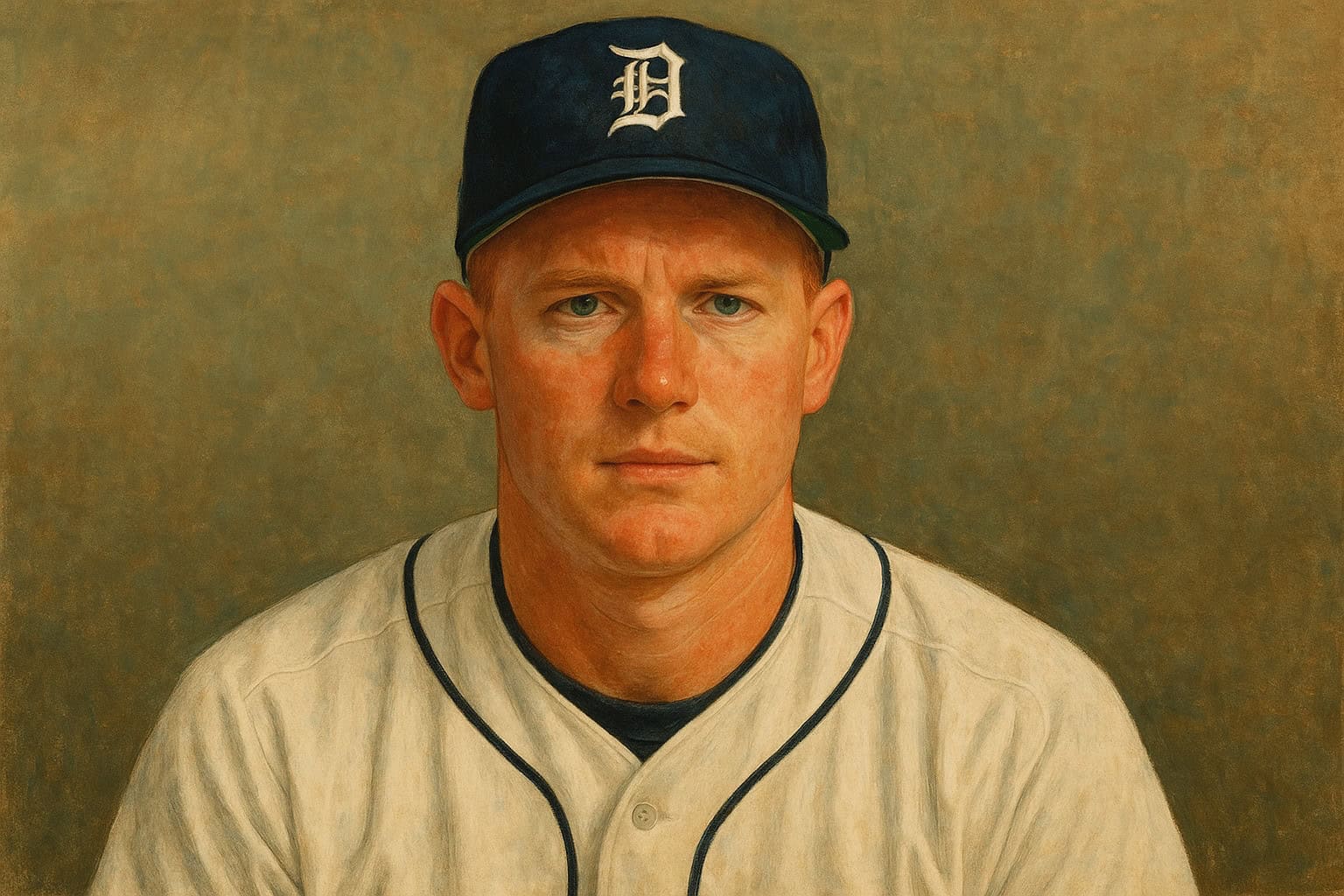 20 Tigers Who Defined Detroit Baseball 13 Mickey Tettleton Portrait