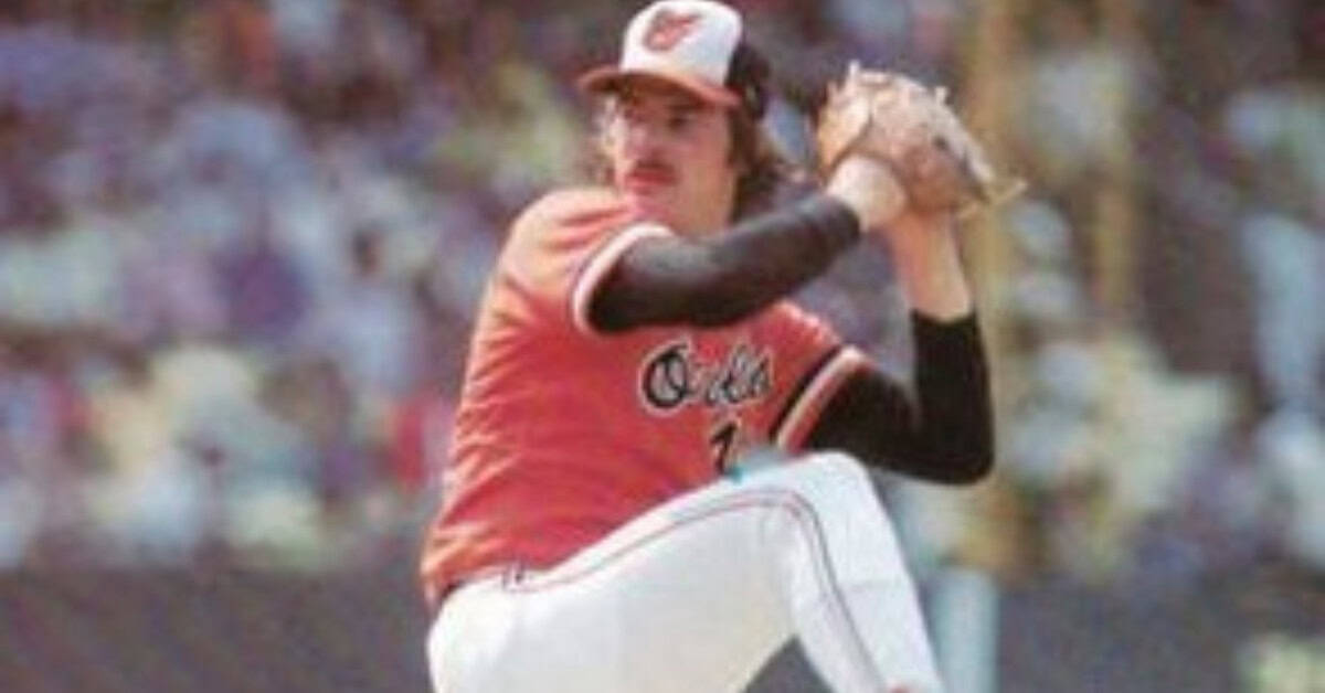 Meet the Cy Young Club That Never Gets Its Due 6 Portrait of Mike Flanagan, a notable Orioles pitcher and Cy Young winner, featured in "20 Greatest Baltimore Orioles Who N...