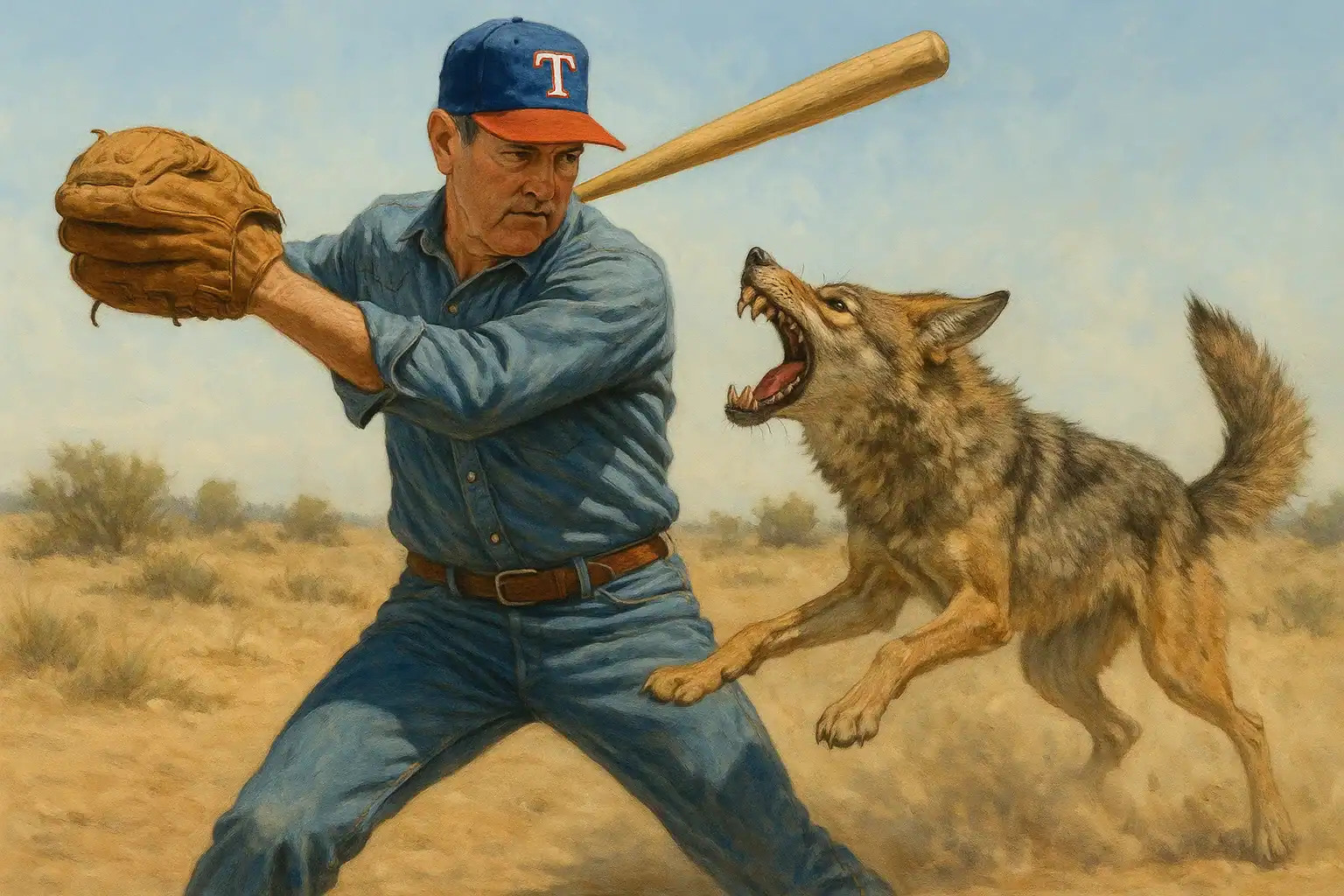 21 MLB Injuries Too Bizarre to Make Up 20 Pitcher Nolan Ryan on a prairie fighting with a coyote