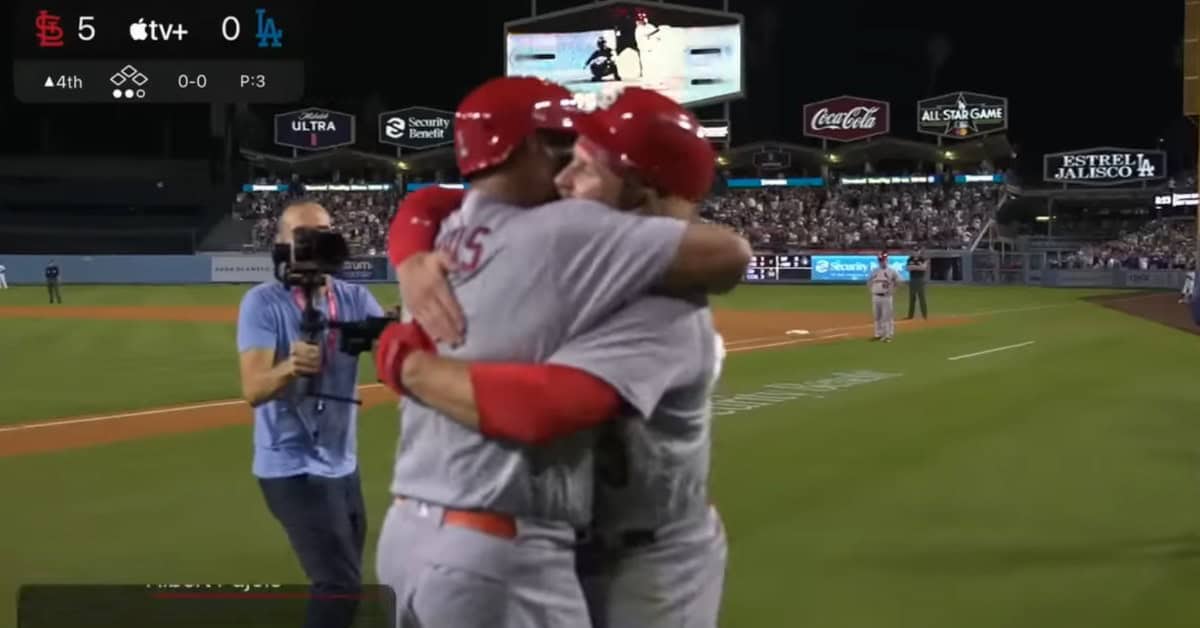 What made Pujols 'The Machine'? These 12 moments 13 Pujols Hug