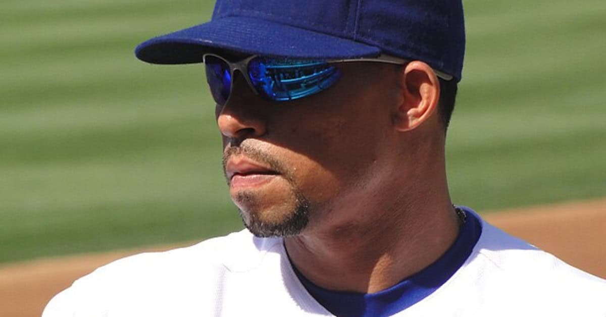 Rafael Furcal in action, showcasing his talent as a rookie for the Braves.