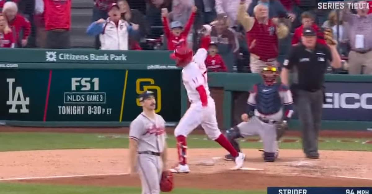 From Bautista to Lawless: The Bat Flip as Baseball's Purest Act of Defiance 6 Rhys Hoskins Bat Spike