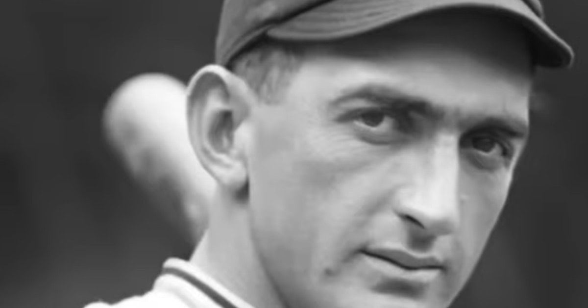 Image of Shoeless Joe Jackson, central figure in the 1919 Black Sox scandal.
