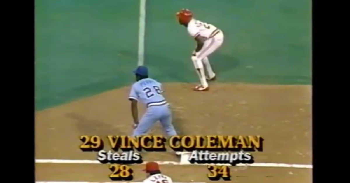 Pure Smoke: The Fastest Baserunners MLB Has Ever Seen 7 Vince Coleman 51825