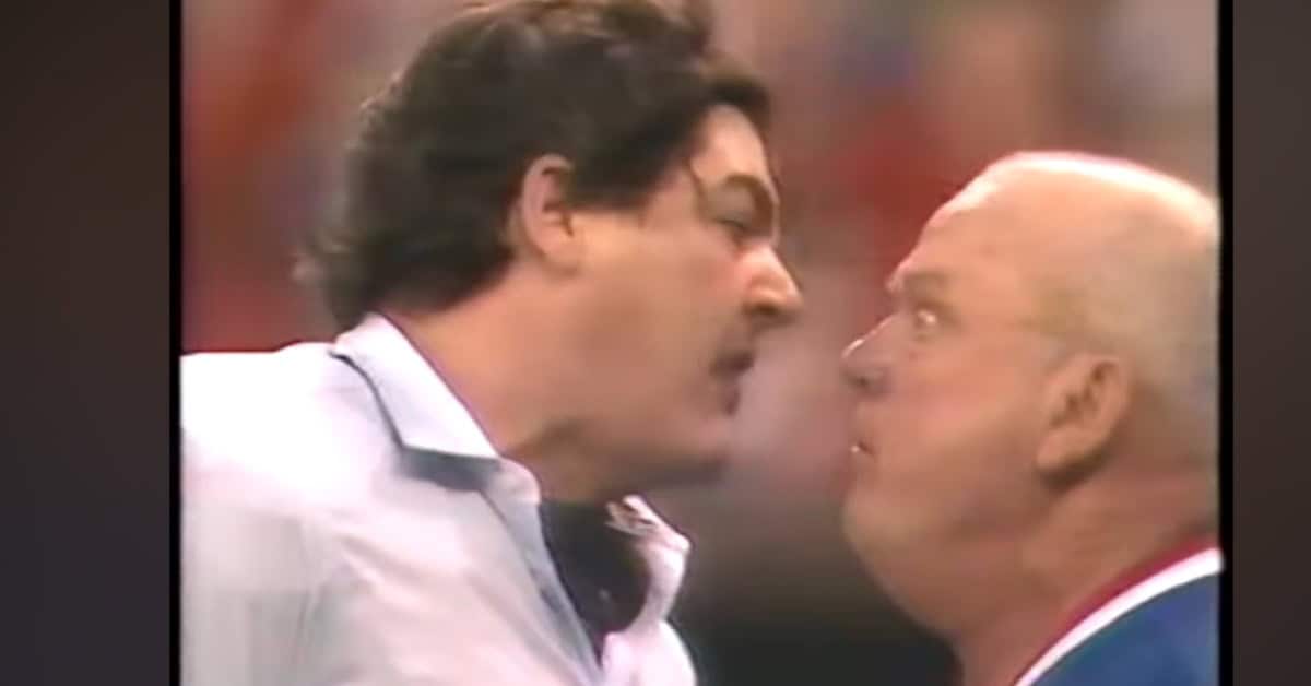 From Earl Weaver to Aaron Boone: When Managers Went to War With Umpires 9 Don Zimmer passionately confronts an umpire, showcasing his iconic meltdown in baseball history.