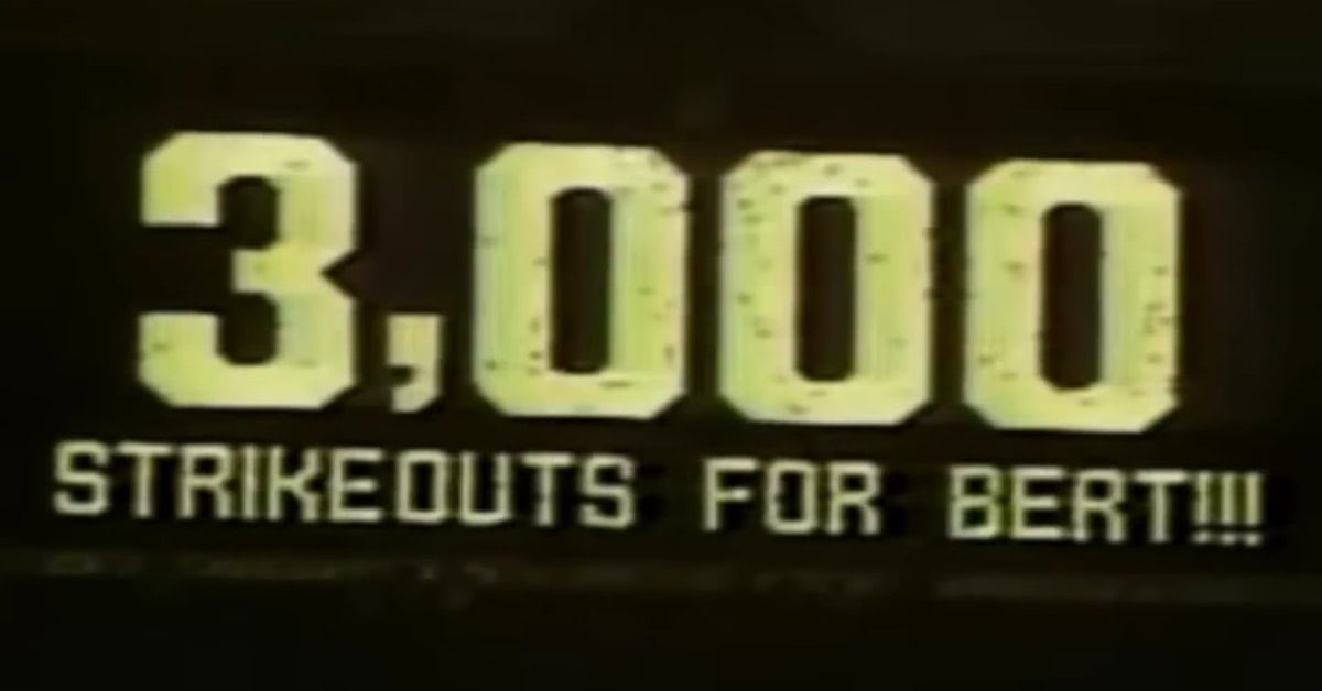 Bert Blyleven Was Nastier Than You Remember 2 3K Strikouts For Blyleven