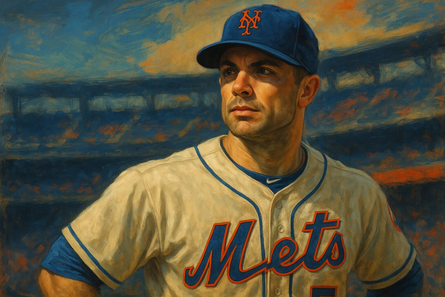 20 Third Basemen Cooperstown Left at the Door 8 David Wright Portrait