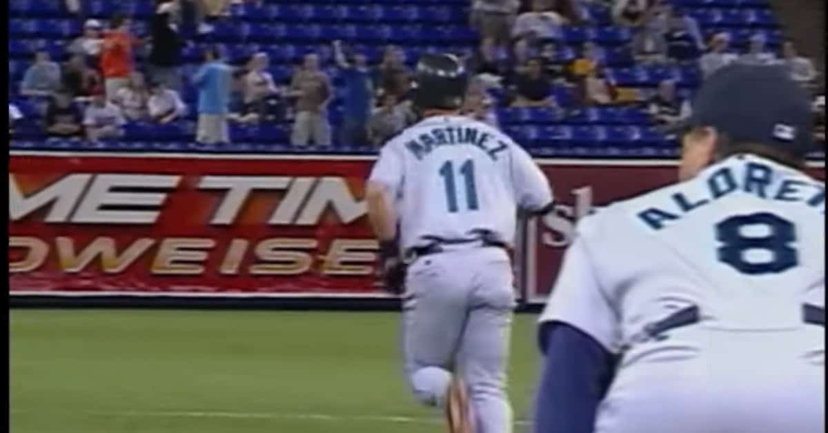 Edgar Martinez Could Just Hit. Here Are 10 Times He Proved It. 11 EMart HR Trot 2