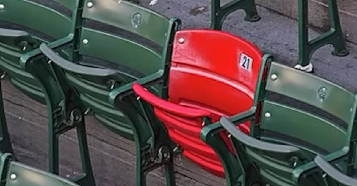 Ted Williams Hasn't Been Touched. Here's Why. 5 Fenway Red Seat Ted Williams