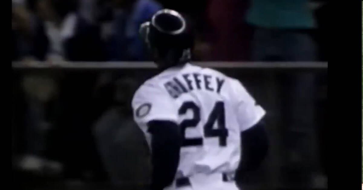 Effortless: How Junior Made the Hardest Game Look Easy 10 Griffey Back of Uni HR Trot