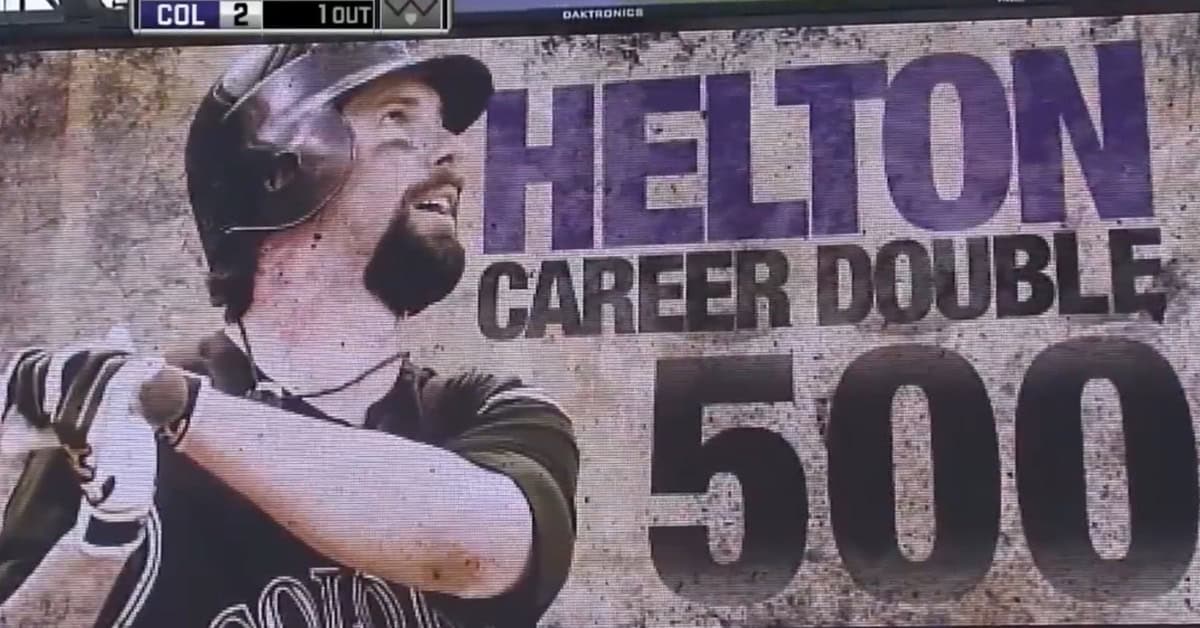 Todd Helton's case for Cooperstown, in 10 swings 10 Helton 500 Doubles
