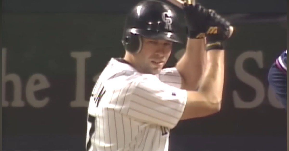 Todd Helton's case for Cooperstown, in 10 swings 6 Helton About to Homer
