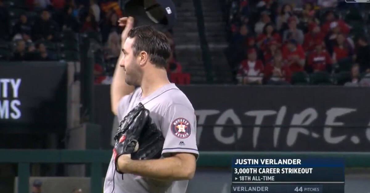 Justin Verlander 3000 Ks