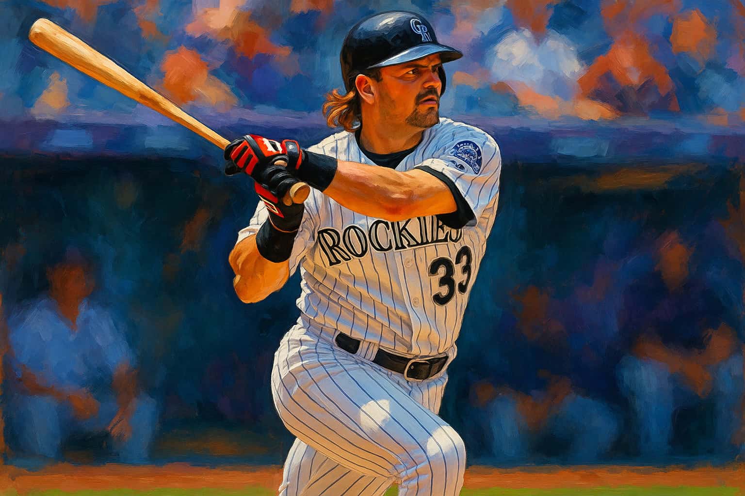The Supporting Cast That Made Pedro Martinez's Career Feel Like Cinema 6 Larry Walker hitting a home run at Coors Field, showcasing his impact on NL West baseball.