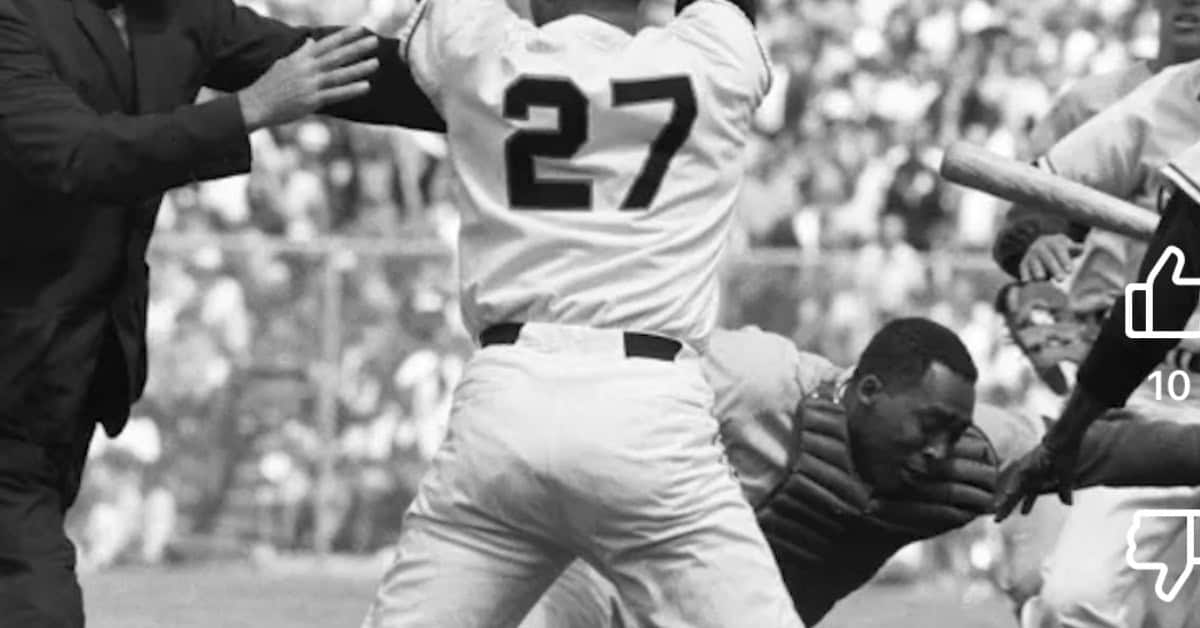 Dirty, Dominant, and Hated: 12 MLB Stars Who Didn't Care 5 Marichal Roseboro