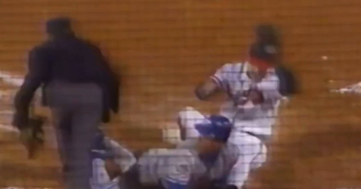 How John Smoltz Nailed Down a Hall of Fame Career, One Big Game at a Time 9 Smoltz Play At Plate