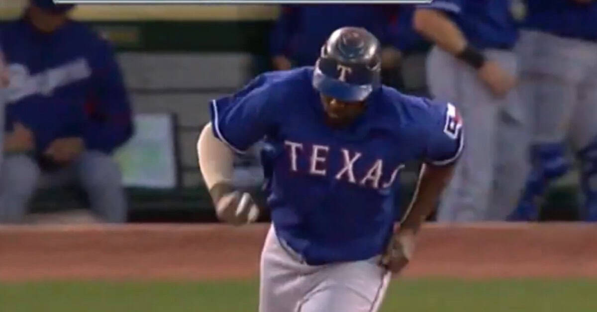 Vlad Rounding Bases Rangers