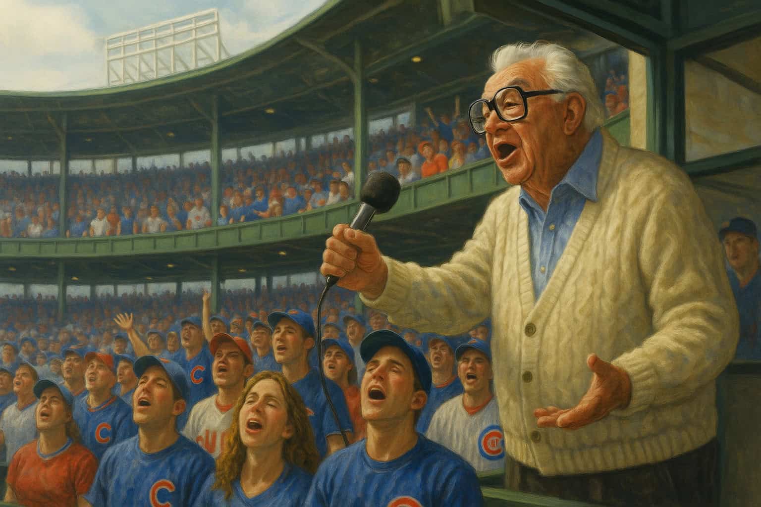 Rooftop Seats, Asymmetrical Outfields, and Other Baseball Quirks That Baffle the Rest of the World 11 Wrigley Field Seventh Inning Stretch Take Me Out to the Ballgame Harry Caray
