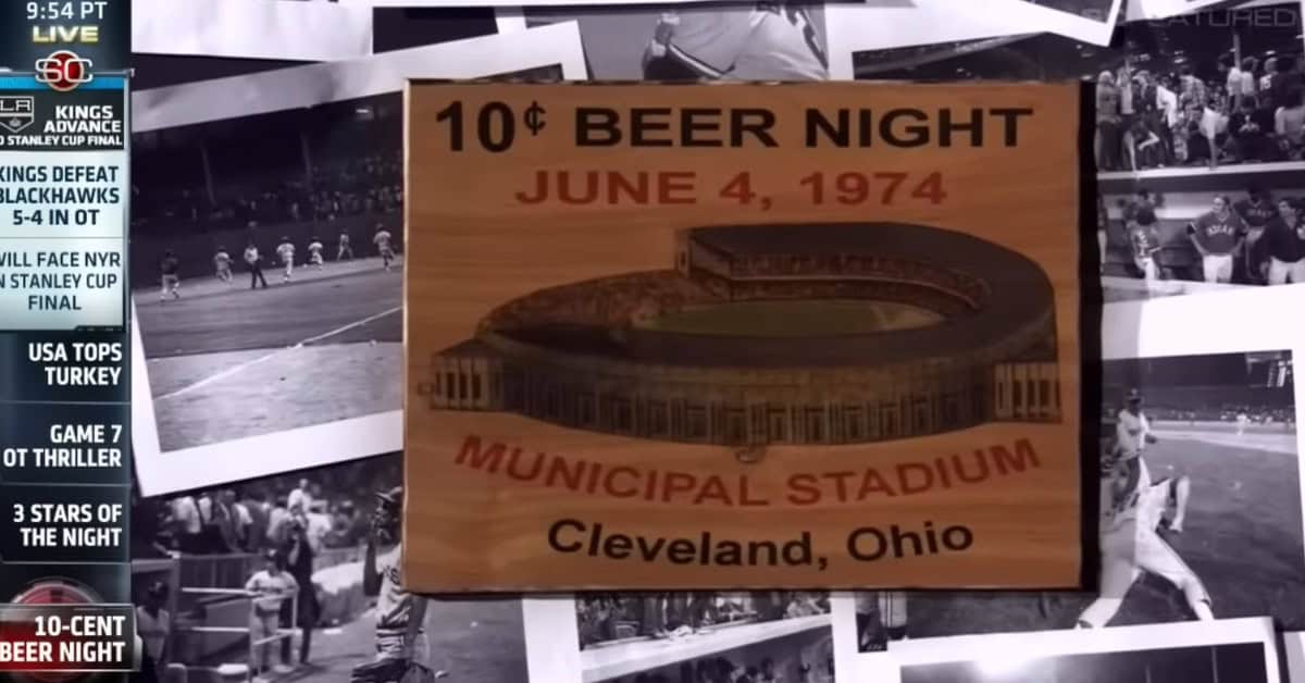 11 Moments Cleveland Fans Would Rather Forget 5 10 Cent Beer Night