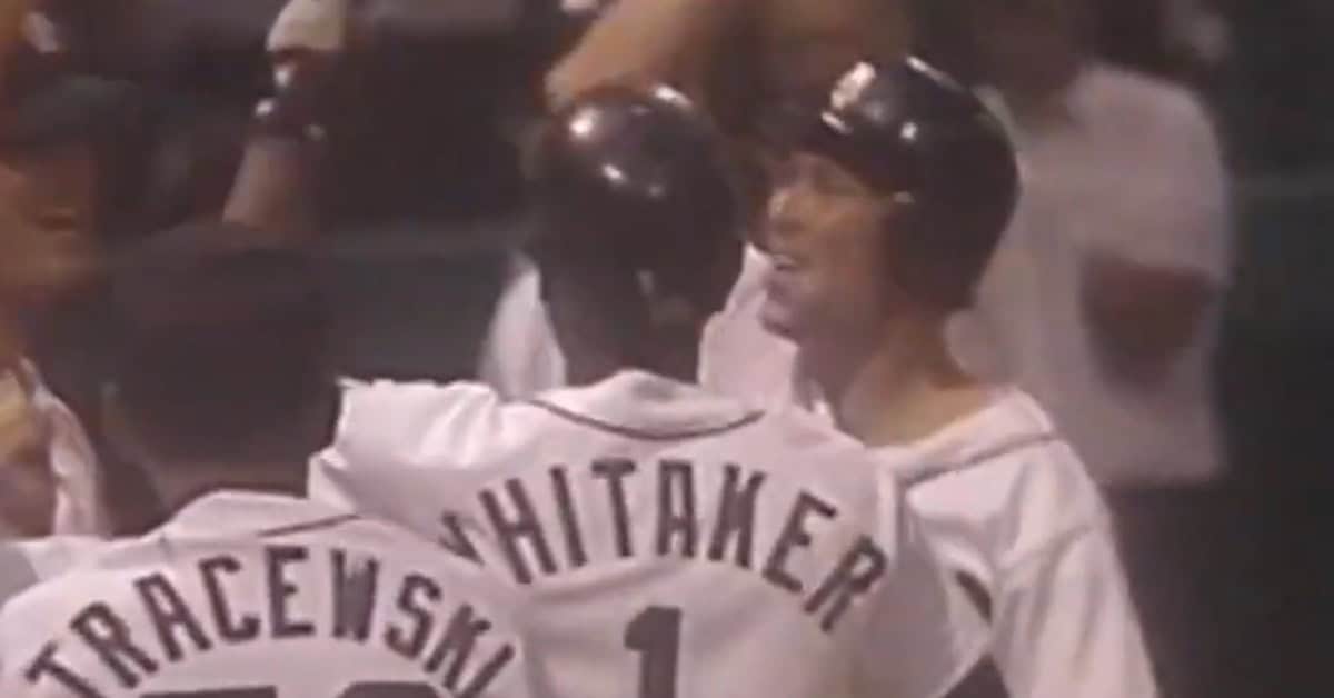 Alan Trammell Belongs in Cooperstown. Here's the Proof. 7 Alan Trammell Getting Congrats at Plate
