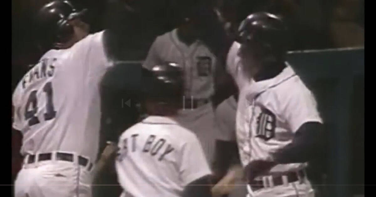 Alan Trammell Belongs in Cooperstown. Here's the Proof. 6 Alan Trammell Getting Congratulated at Plate Again