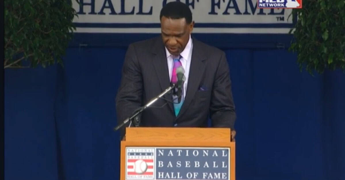 Hawk Rising: Andre Dawson's Hall of Fame Argument, Play by Play 13 Andre Dawson HOF Speech