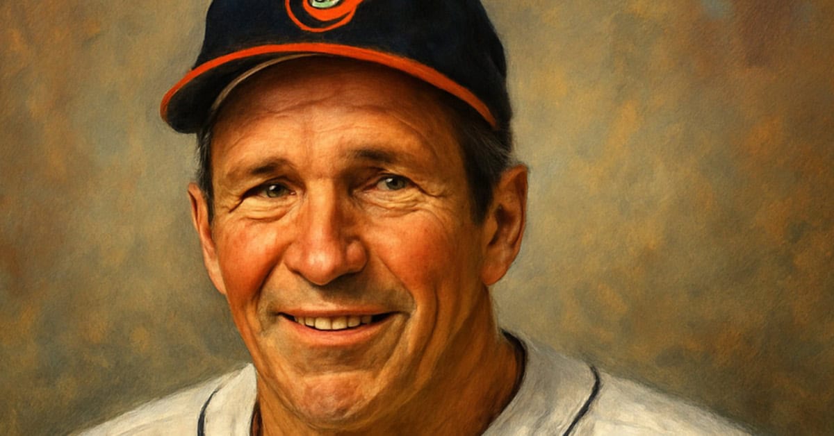 Brooks Robinson showcasing his defensive prowess at third base, highlighting his record 16 Gold Gloves.