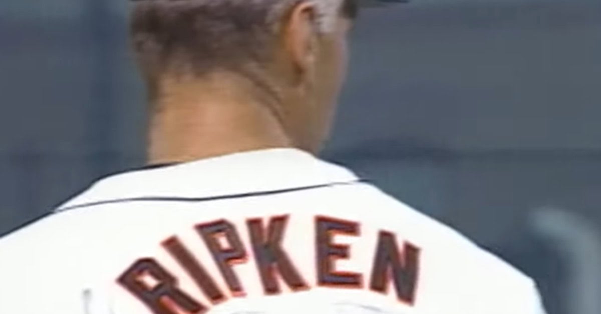 2,632 Consecutive Games Later, Cal Ripken Jr. Still Stands Alone 20 Cal Ripken Uniform Back