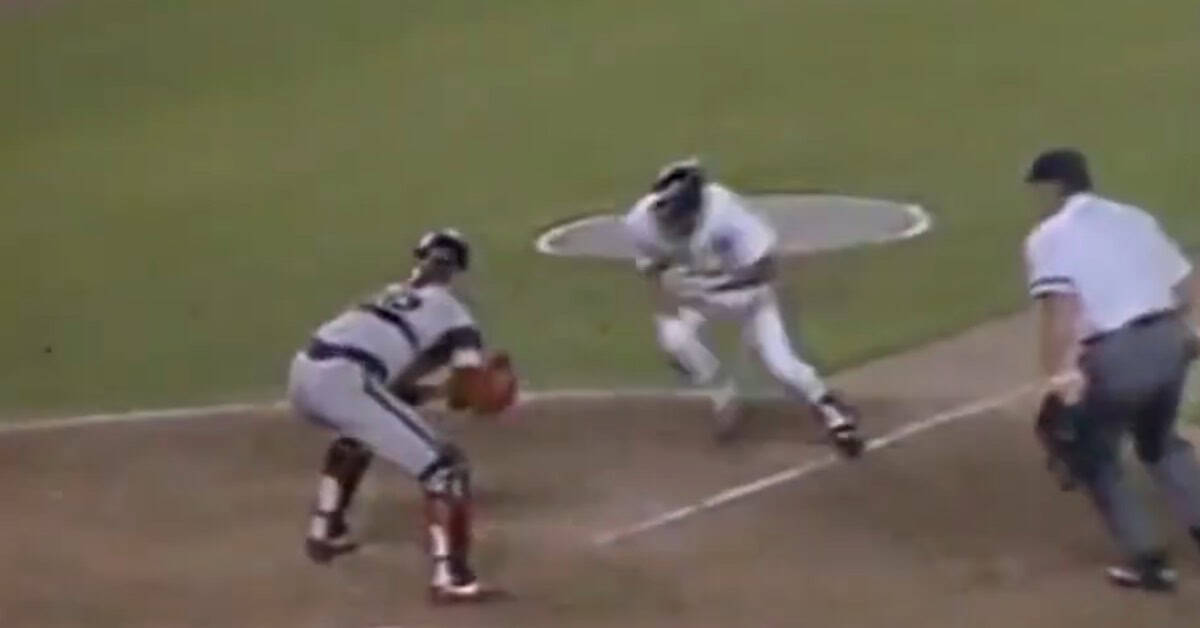 Carlton Fisk Behind the Plate Was Something Else Entirely 9 Carlton Fisk About to Apply Tag