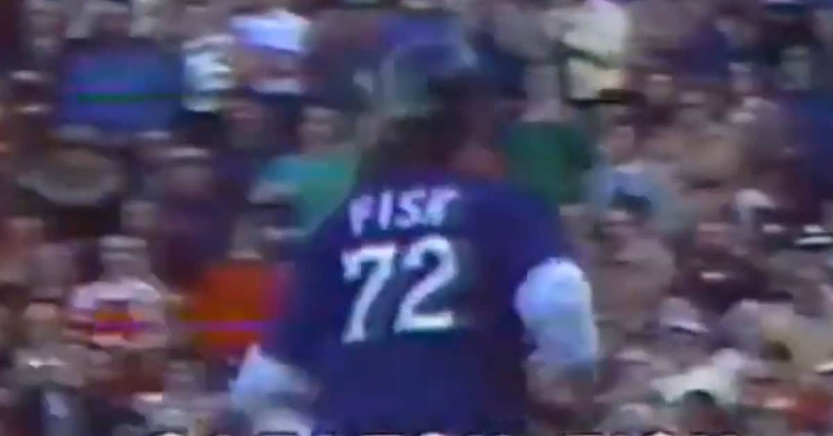 Carlton Fisk Behind the Plate Was Something Else Entirely 14 Carlton Fisk Number 72 Uniform Back