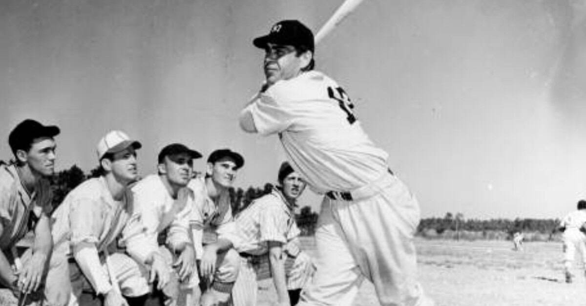 Where Have You Gone, 1950s Left Field? Baseball's Lost Golden Wing 16 Charlie Keller, a standout right fielder, showcasing his power in a vintage baseball setting.