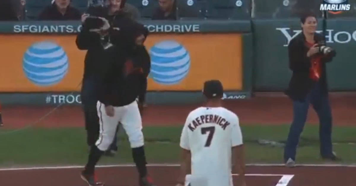 Celebrity First Pitches: The Glorious, the Embarrassing, the Unforgettable 17 Colin Kaepernick First Pitch
